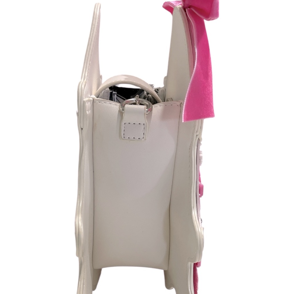 BETSEY JOHNSON PINK AMD WHITE XOMERRY CHRISTMAS TREE CROSSBODY - Picture 10 of 11